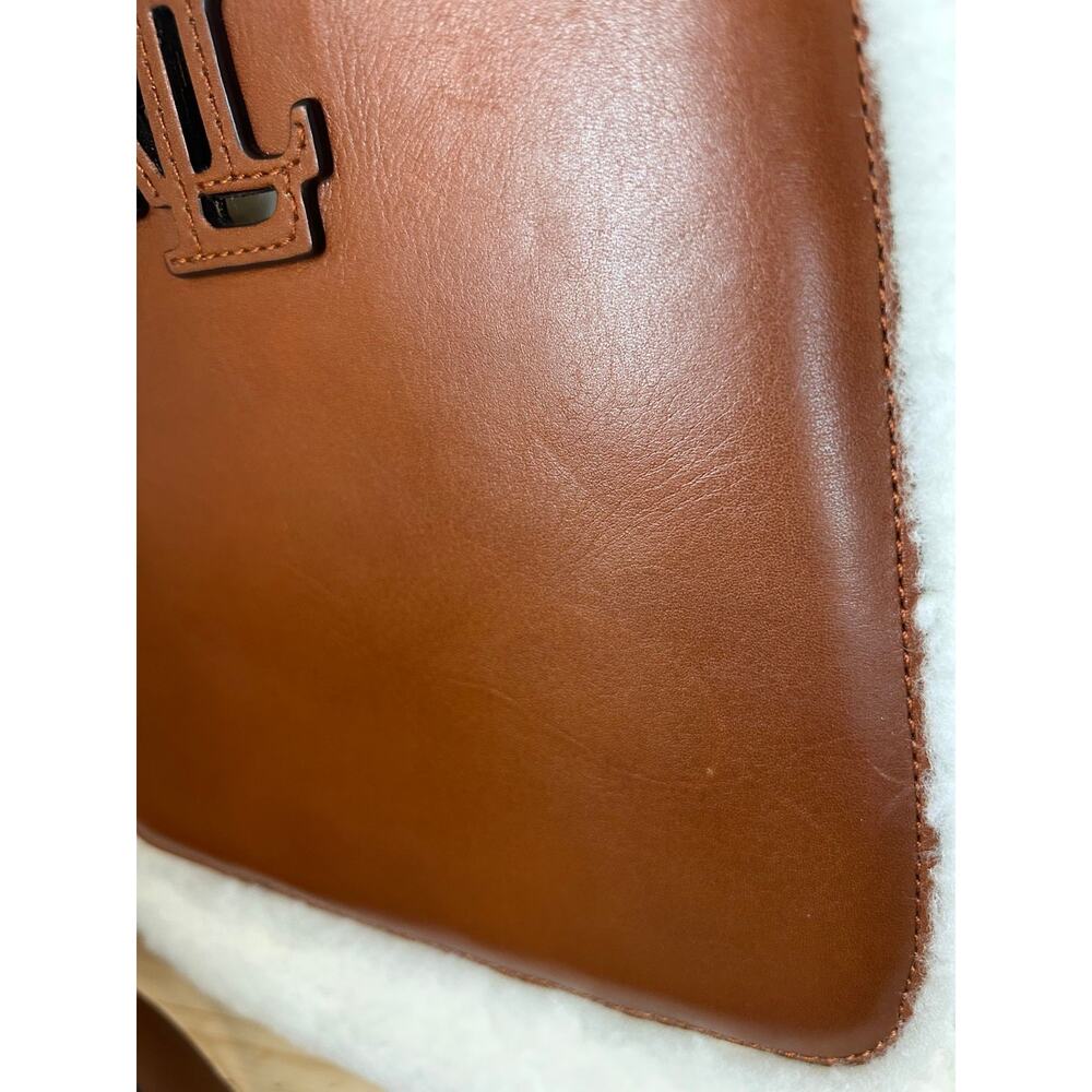 Lauren Ralph Lauren Shearling Medium Cameron Crossbody - Picture 5 of 6